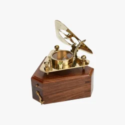 Triangle Sundial Brass Compass