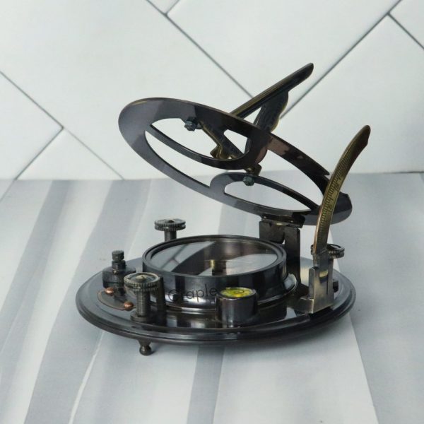 Gilbert & Sons Antique Brass Sundial Compass - Image 4