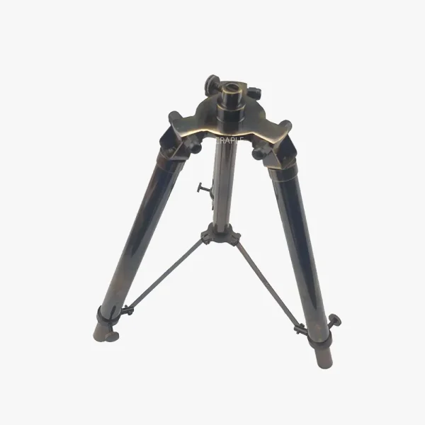Double Barrel Brass Telescope with Foldable Stand | Antique Finish, 360 Rotate, Detachable Scopes | Nautical Desk Decor & Collectible Gift - Image 5