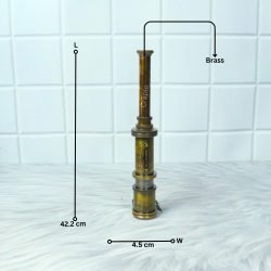 16.5" Dollond London Telescope | Antique Brass, 4-Pipe Extendable | Nautical Collectible & Decor Gift - Image 7