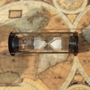 antique liquid hourglass
