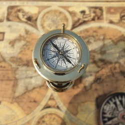 brass hourglass top