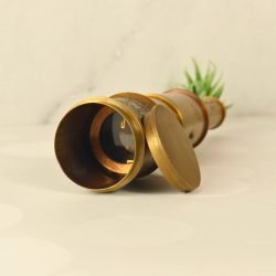 20" Victorian Marine Telescope Antique Brass | 5-Pipe Extendable, Achromatic Lens | Nautical Decor & Gift with Rosewood Box - Image 2