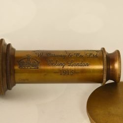 20" Victorian Marine Telescope Antique Brass | 5-Pipe Extendable, Achromatic Lens | Nautical Decor & Gift with Rosewood Box - Image 3