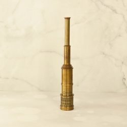 20" Victorian Marine Telescope Antique Brass | 5-Pipe Extendable, Achromatic Lens | Nautical Decor & Gift with Rosewood Box - Image 5