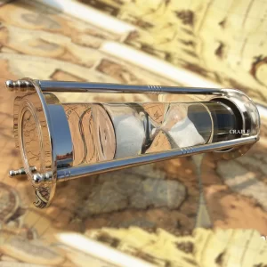 brass hourglass