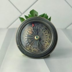 Titanic Black Antique Brass Compass | Handcrafted Precision, Anchor Detail | Collector's Maritime Keepsake & Gift - Image 5