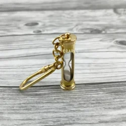 1 Second Sand Timer Keychain | Miniature Pocket Gift & Accessory - Image 2