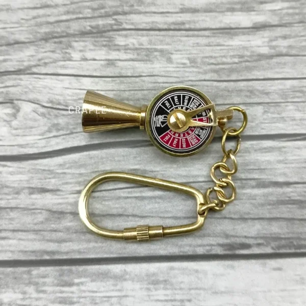 Ship Telegraph Keychain | Miniature Replica, Detailed Face | Nautical Pocket Gift & Accessory - Image 3