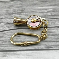 Ship Telegraph Keychain | Miniature Replica, Detailed Face | Nautical Pocket Gift & Accessory