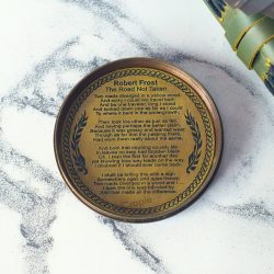 Antique Brass Compass with 40-Year Calendar | Wooden Box, Handcrafted | Collector's & Executive Gift - Image 7