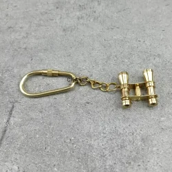 Brass Binocular Keychain | Detailed Replica | Pocket Gift & Accessory - Image 3