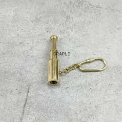 Miniature Brass Telescope Keychain | Expandable | Nautical Pocket Gift & Accessory