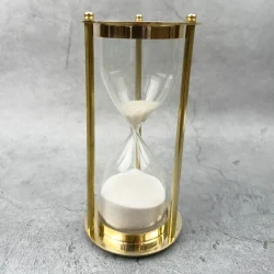 Golden Brass Hourglass