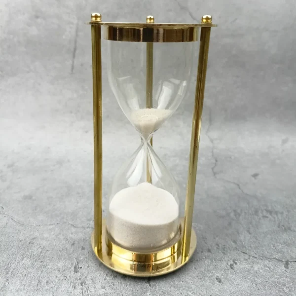 Golden Brass Hourglass