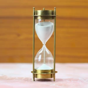 Buy Online Antique Brass Compass-Enhanced Hourglass