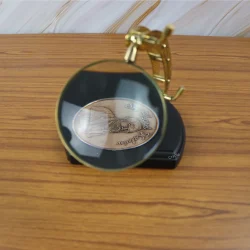 Brass Table Magnifying Glass - Image 6