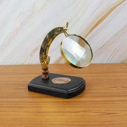 Brass Table Magnifying Glass - Image 2