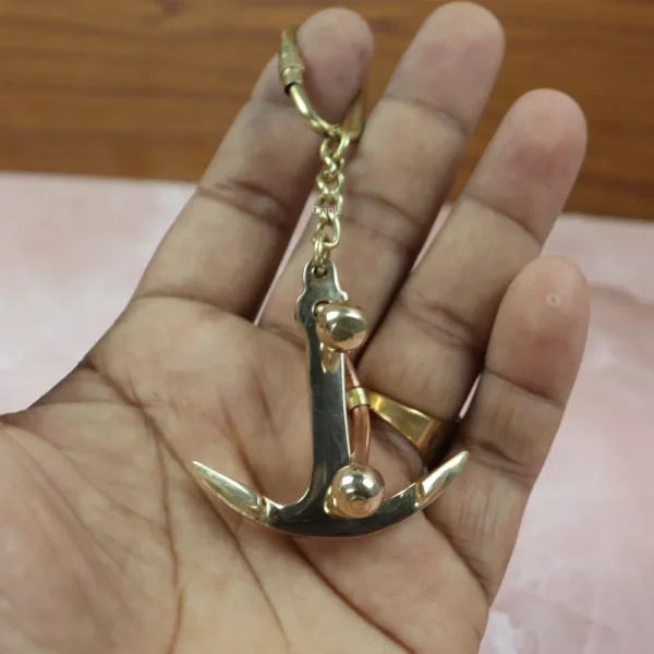handcrafted Anchor Keychain