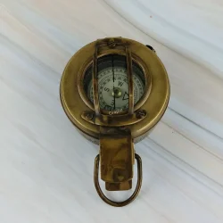 Vintage Brass British WW2 Prismatic Compass - Image 5