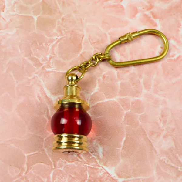 Vintage Ship Lantern Keychain