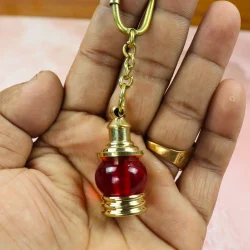Ship Lantern Keychain | Red Lens Detail | Nautical Pocket Gift & Accessory - Image 4