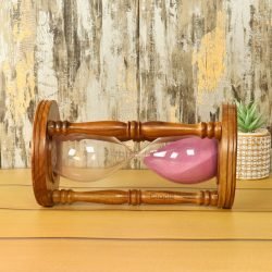1 Hour Rosewood Hourglass - Image 4