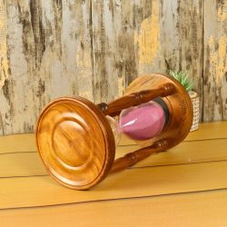 1 Hour Rosewood Hourglass - Image 2