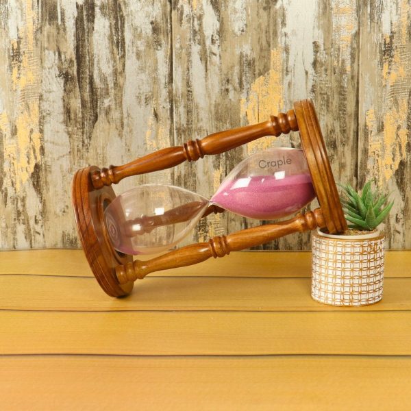 1 Hour Rosewood Hourglass - Image 3