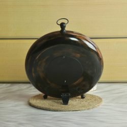 Antique Wood Tabletop & Hanging Clock | 49 Bond Street Design, Roman Numerals | Vintage Desk Decor & Gift - Image 4