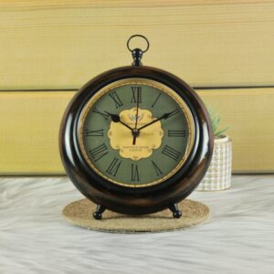 49 Bond Street Wood Table Clock (3)