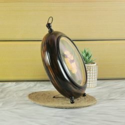 Antique Wood Tabletop & Hanging Clock | 49 Bond Street Design, Roman Numerals | Vintage Desk Decor & Gift - Image 3