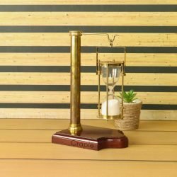 Stunning Hanging Brass Hourglass, Vintage Style, Rare Find, Nautical Sand clock - Image 2