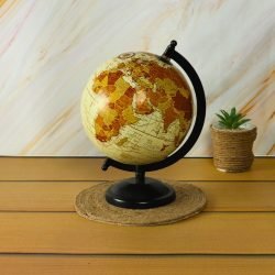 Brass Base Decorative World Globe | Detachable Sphere, Black Finish | Desk Decor & Educational Gift - Image 4