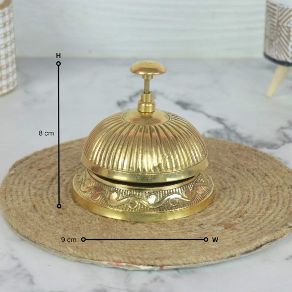 Beautiful Design Vintage Style Service Desk Call Brass Bell - Image 5