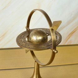 Brass Celestial Armillary Sphere | Antique Finish with Arrow | Historical Desk Decor & Unique Collector's Gift - Image 4