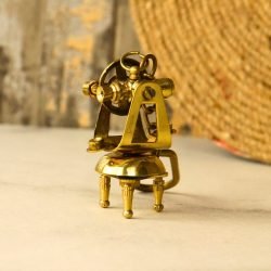 Theodolite Keychain | Miniature Surveying Replica | Engineering & Science Gift | Pocket Accessory - Image 2