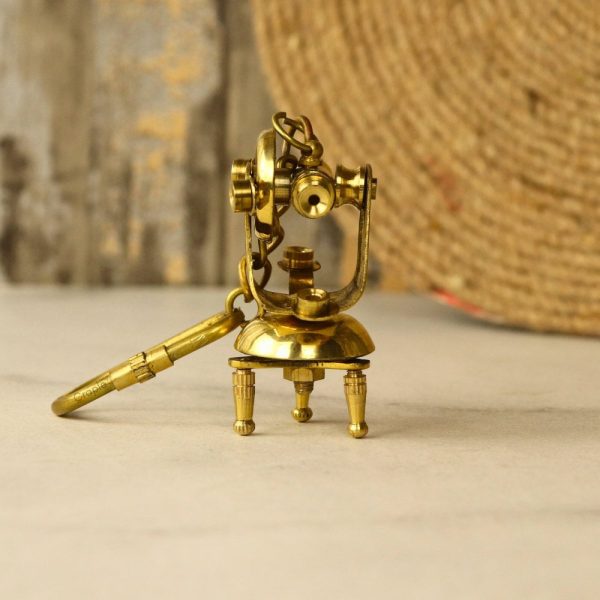 Theodolite Keychain | Miniature Surveying Replica | Engineering & Science Gift | Pocket Accessory - Image 3