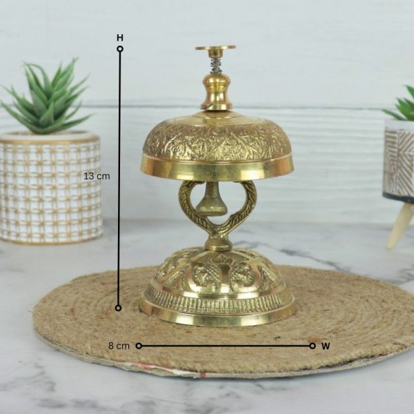Vintage Handcraft Brass Made Call Bell (Office/Desk) - Image 6