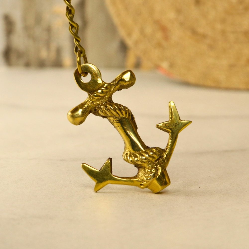 Anchor with Rope Key Chain