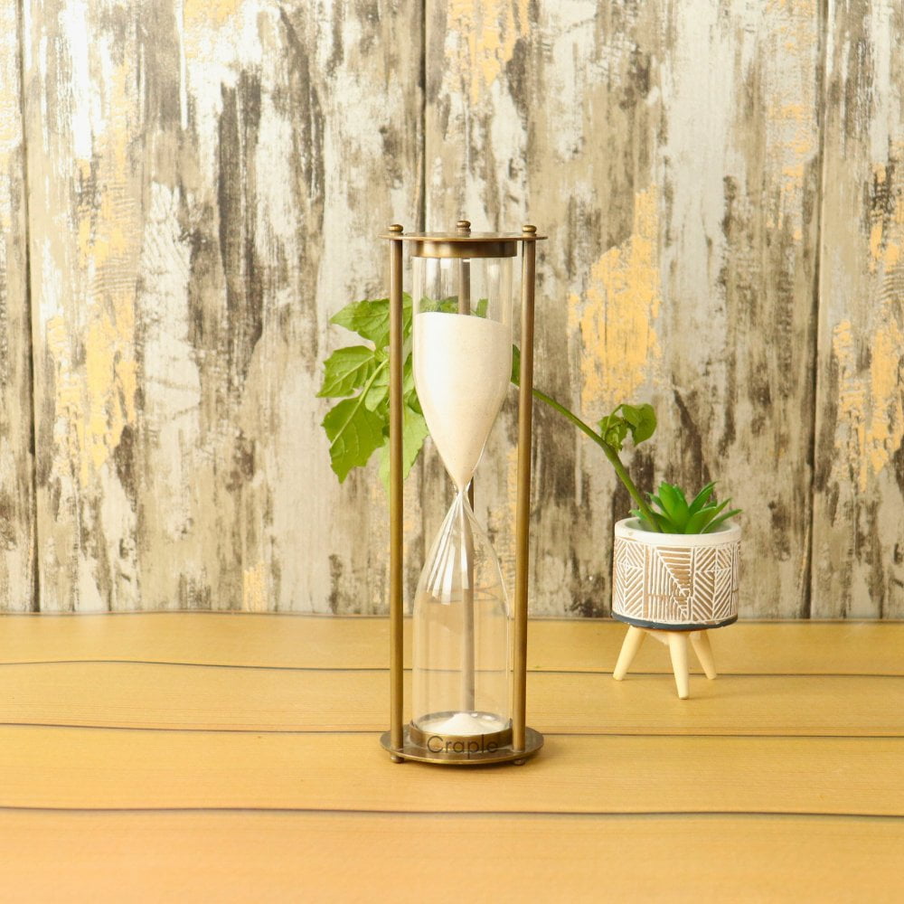 Nautical White Hourglass