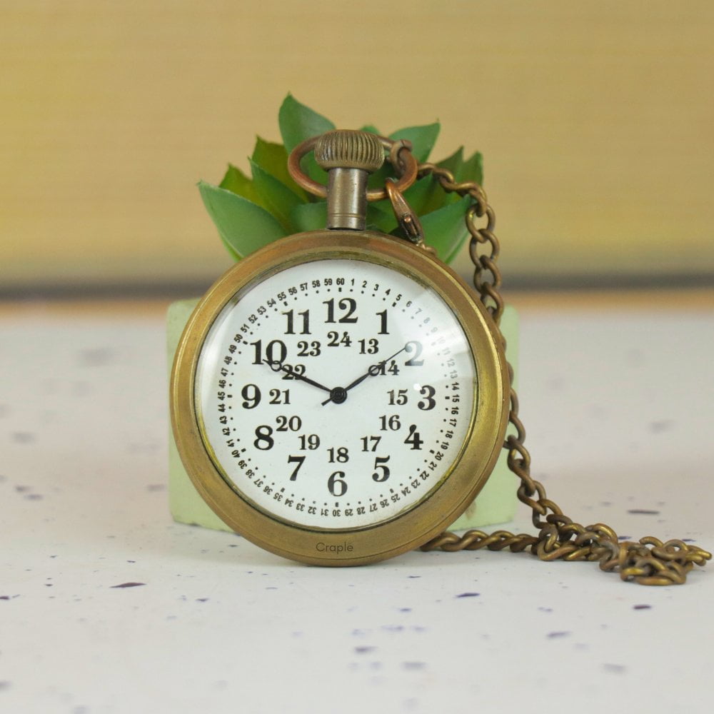 Brass Stylish Pocket Watch