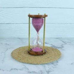 Brass Wood Hourglass