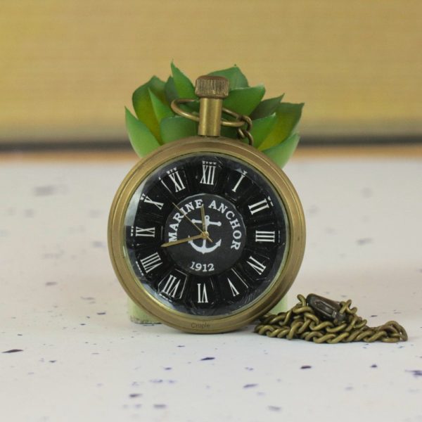 Handmade Brass Pocket Watch