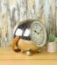 Stunning Silver Globe-Inspired Table Clock
