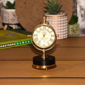 Brass Table Clock