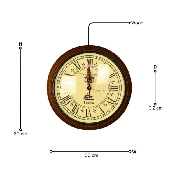 Beautiful Design Vintage Style Decorative Home/Office Wall Clock - Image 6