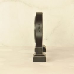 Classic Black Antique Wooden Desk Clock | Cambridge England 1924 Style | Handcrafted Mantle & Desk Decor Gift - Image 3