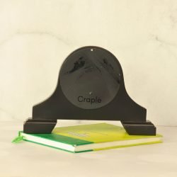 Classic Black Antique Wooden Desk Clock | Cambridge England 1924 Style | Handcrafted Mantle & Desk Decor Gift - Image 4
