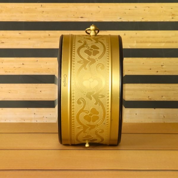 Double-Sided Brass Coated Steel Station Clock | Ornate Wall Bracket | Vintage Inspired Home & Office Decor - Image 5